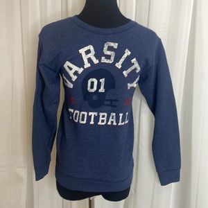 Blue Hanes “Varsity Football” Sweatshirt, size L